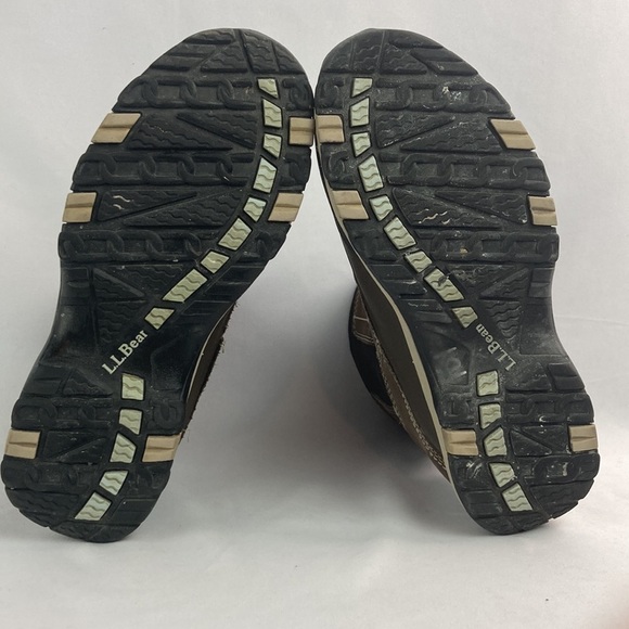 L.L. Bean brown soft leather boots 7 - Picture 3 of 4